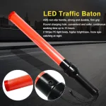Rechargeable LED Traffic Baton Wand with Hand Strap
