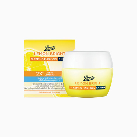 Boots Lemon Bright Sleeping Mask Gel Night 50ml (Thailand)
