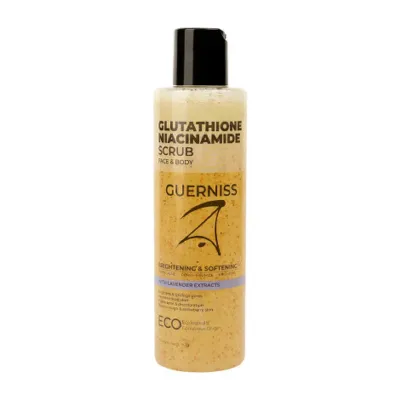 Guerniss Raw Glutathione Niacinamide Face & Body Scrub 200ml (Bangladesh)