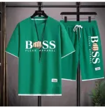Men's Jersey T-Shirt and Three Quarter Pants Combo, 5 Colours