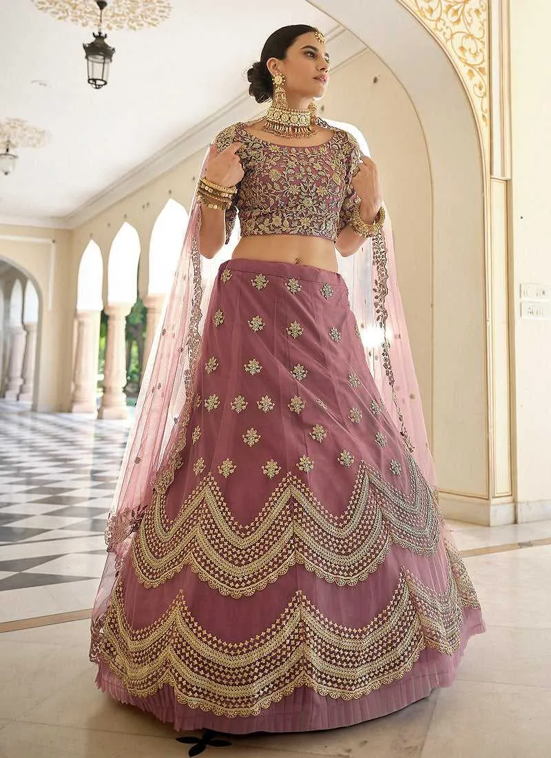 Georgette Embroidered Gown Set, Free Size to 48 Inch, 3 Colours