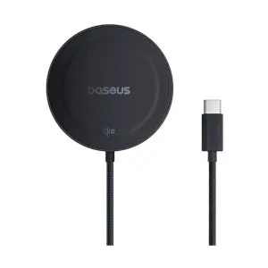 Baseus Simple Mini4 P10273300121-00 15W Qi2 Wireless Black Charger