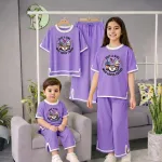 Kids' Half Sleeve Dyed Cotton T-Shirt and Pant Set, 2 to 12 Years