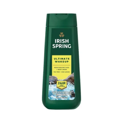 Irish Spring Ultimate Wakeup Moisturizing Face + Body Wash 591ml (Mexico)