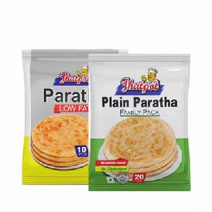 Jhatpot Plain Paratha (Free Low Fat Paratha 10 pcs) 1600 gm