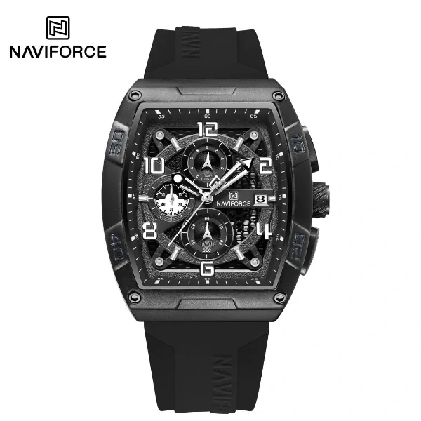 Naviforce 8052T Men’s Watch – Black