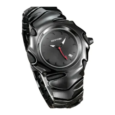 DENVOSI Premium Metal Watch – Bold Design (Full Black )