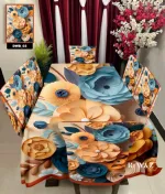 Dining Chair and Table Cover Set, 3D Print, Chair Covers 18 x 21 Inch