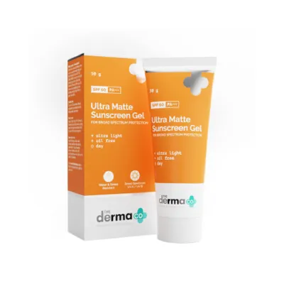 The Derma Co Ultra Matte Sunscreen Gel SPF60 PA+++ 50g (India)