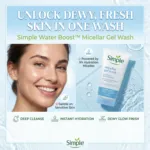 Simple Water Boost 9% Hydration Powered Micellar Gel Wash 150ml (Poland)