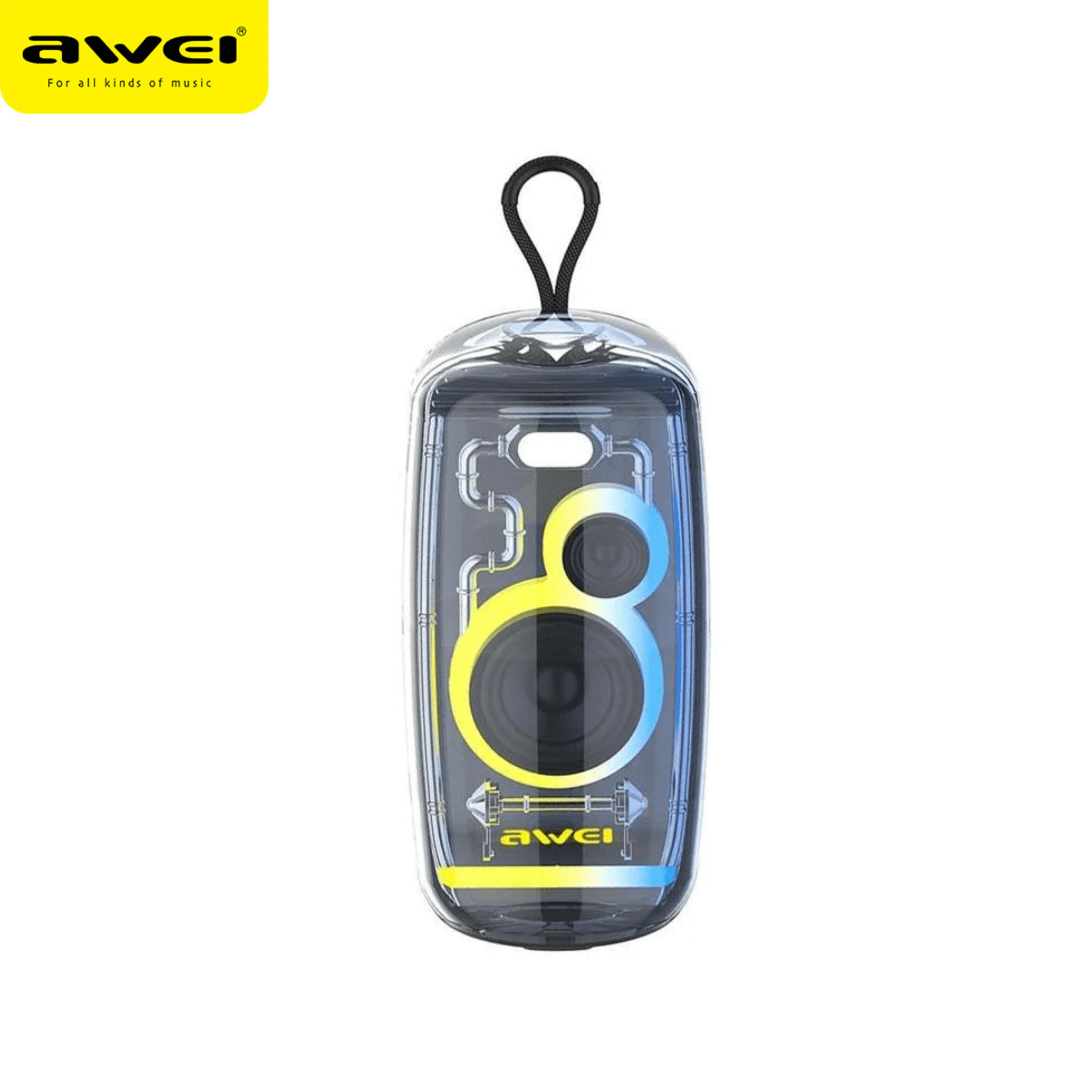 AWEI KA32 Bluetooth Speaker Pairing Music Player Colorful Light
