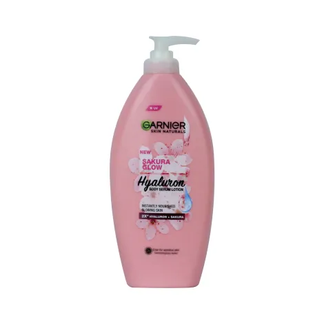 Garnier Sakura Glow Hyaluron Body Serum Lotion 400ml (Indonesia)