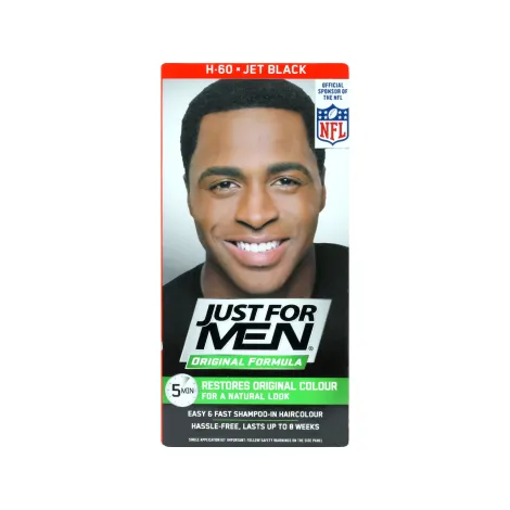 Just For Men ORIGINAL FORMULA Targets the grey in 5 minutes - Jet Black (USA)