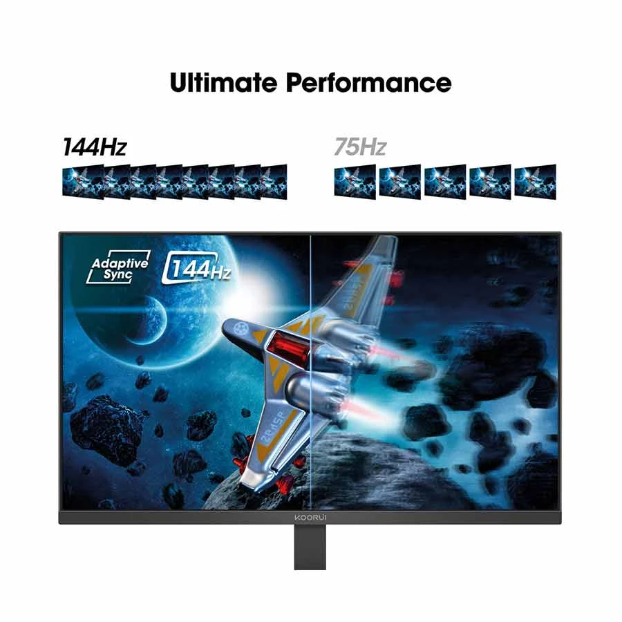KOORUI E2411K 24 Inch FHD IPS 144Hz Gaming Monitor
