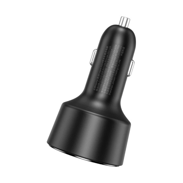 Wiwu Starship 200W 3 Ports Black Car Charger (2xUSB-C & 1xUSB-A)