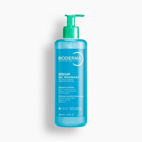 Bioderma Sebium Purifying Cleansing Foaming Gel 400ml (France)