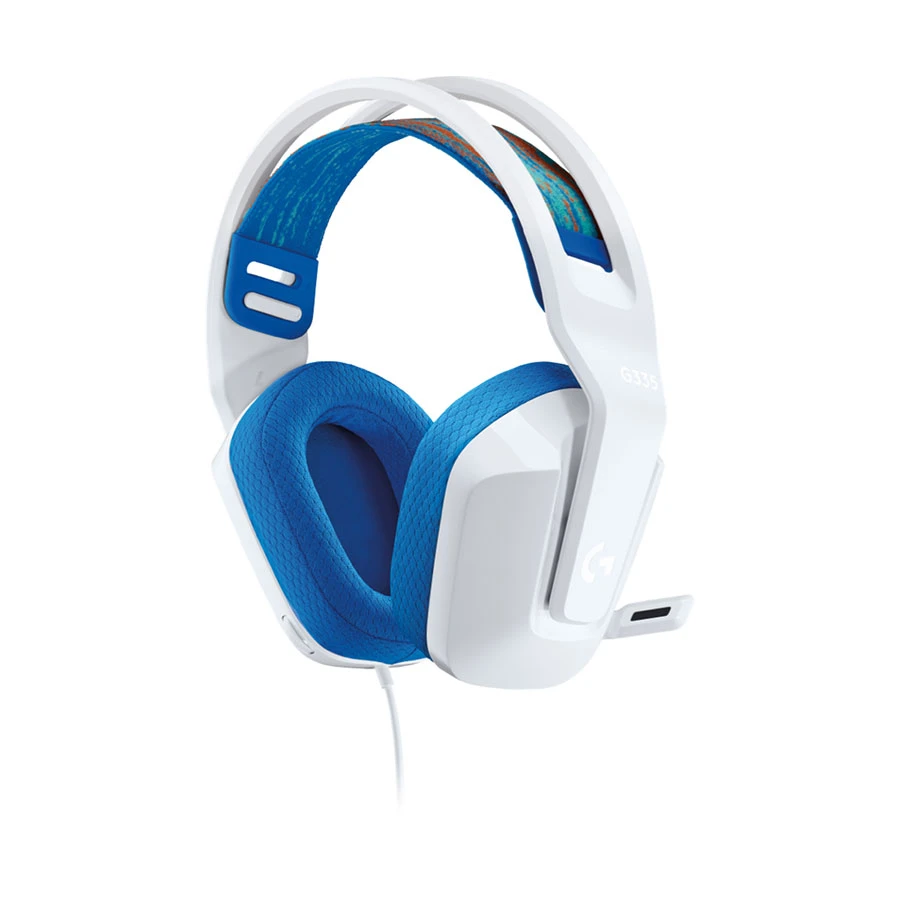 Logitech G335 Wired White Gaming Headphone