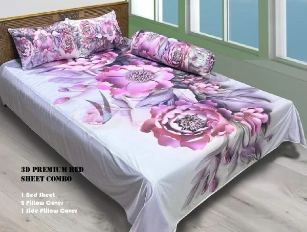 3D Design Bed Sheet