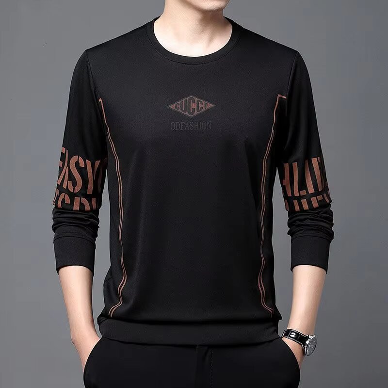 Men's Full Sleeve Mesh T-Shirt, Mixed Cotton, Sizes M to XL