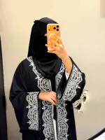Moriyom Koti Borka with Inner and 72/30 Hijab, Sizes 50-58