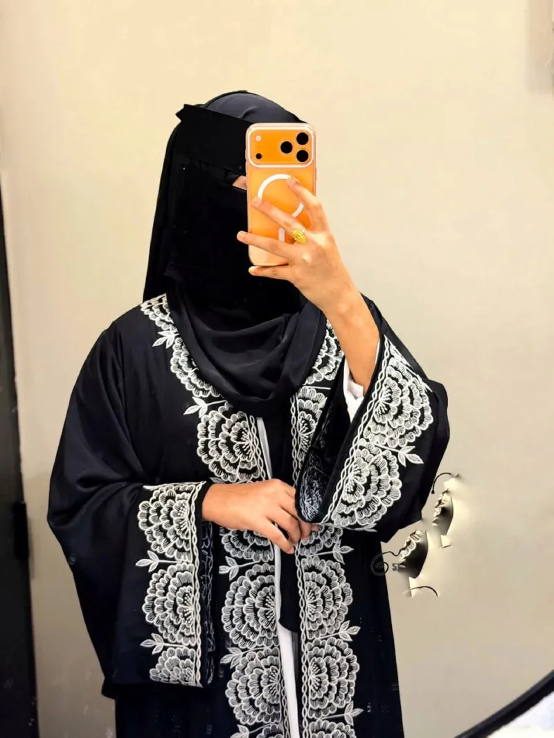 Moriyom Koti Borka with Inner and 72/30 Hijab, Sizes 50-58