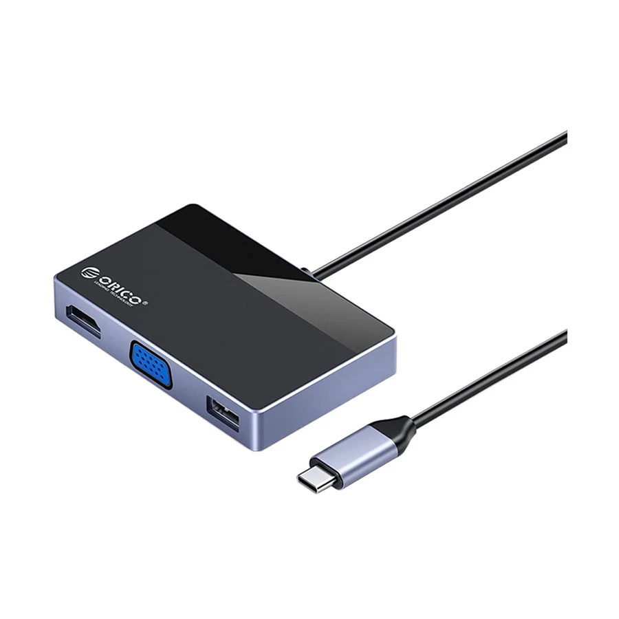 ORICO DM-5P-BK USB-C to HDMI, VGA, USB 3.0, PD & 3.5mm Converter