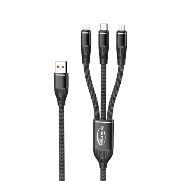 Moxx MDC-3C 3 in 1 2000Watt 1000mm Fast Charging cable