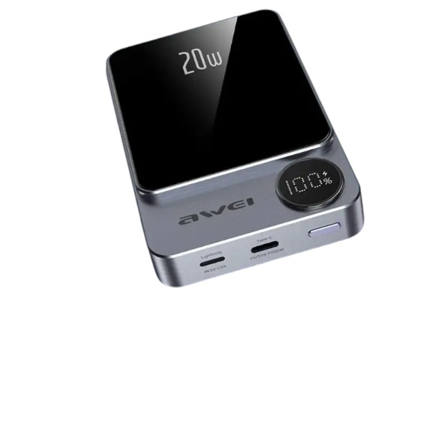 Awei P39K 10000mah 20W PD Wireless Magnetic PowerBank