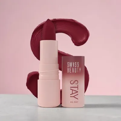Swiss Beauty Stay All Day Lipstck - 12 Juicy (China)