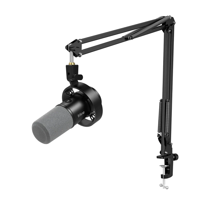 FIFINE AmpliTank K688CT USB/XLR Dynamic Microphone with Boom Arm Stand