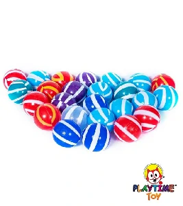 Double Colored Plastic Kids Ball 50 pcs