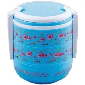 Lunch Box 3 Step With Handle Multi Collar