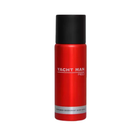 Yacht Man Red Perfumed Deodorant Body Spray 200ml (Spain)