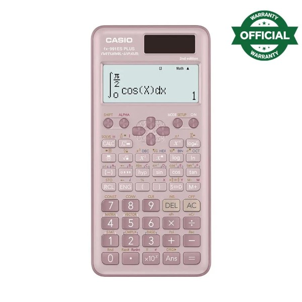 Casio FX-991ES Plus 2nd Edition 12 Digit Non Programmable Pink Scientific Calculator