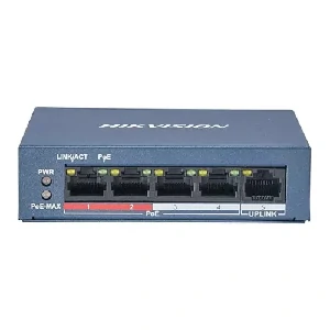 Hikvision DS-3E0105P-E/M(B) 4-Port Fast Ethernet Unmanaged POE Switch