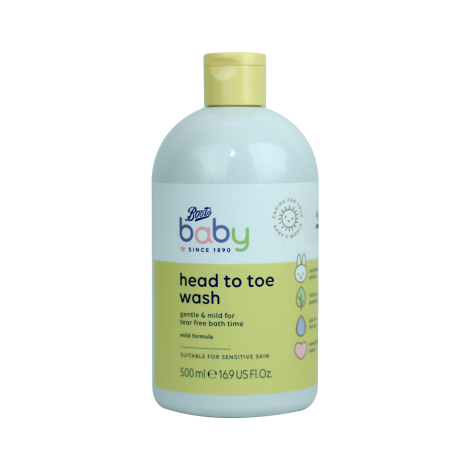 Boots Baby Head To Toe Wash 500ml (UK)