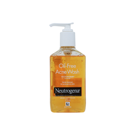 Neutrogena Oil Free Acne Wash Facial Cleanser 175ml (Korea)