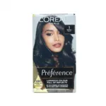 Loreal Hair Color Preference - 1 Napoli Black (Belgium)