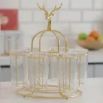 Rotatable Glass Holder Rack