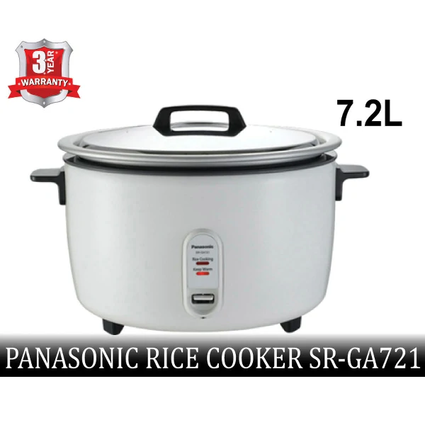 Panasonic Rice Cooker SR GA721 -7.2L-White