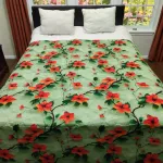 Pure Cotton Twill AC Katha, 7.5 x 7 Feet