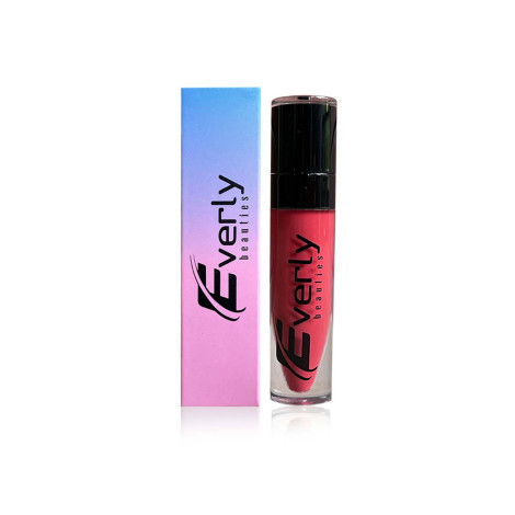 Everly Beauties Matte Liquid Lipstick - Cherry Red (China)