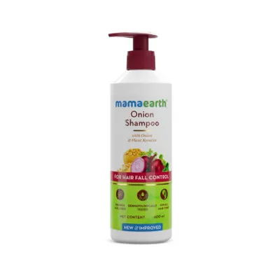 Mamaearth Onion Shampoo For Hair Fall Control 400ml (India)