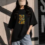 Premium Drop Shoulder T-Shirt for Women |Trendy Print Oversized Tee | Summer Friendly