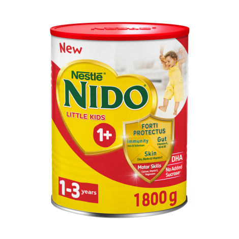 Nestle Nido Little Kids 1+ Growing Up Milk For Toddlers 1-3 Years 1800g (UAE)