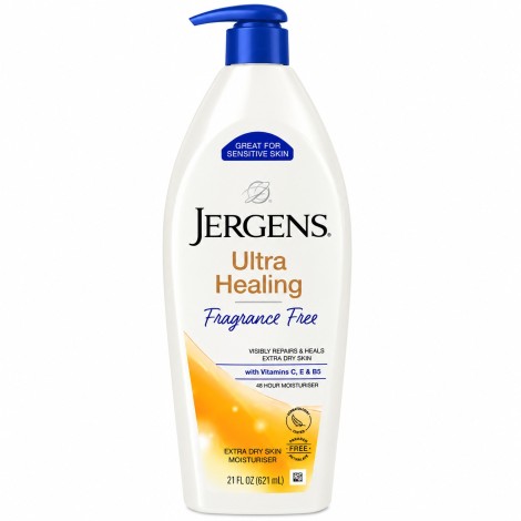 Jergens Ultra Healing Fragrance Free Lotion For Extra Dry Skin 621ml (USA)