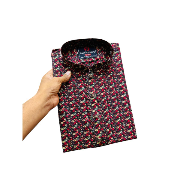 Stylish Cotton Print Panjabi