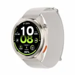 Haylou Solar Neo 2 Silver AMOLED Bluetooth Calling with Woven and Silicone Strap Smartwatch