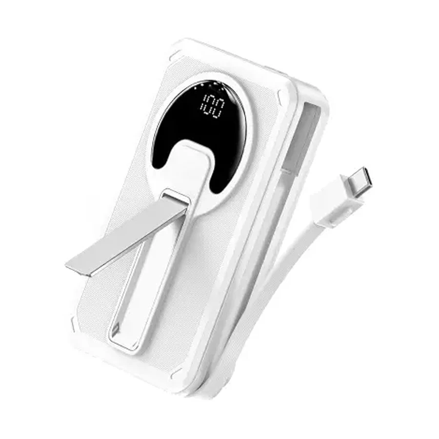 Blisbond R71T 10000mAh Wireless Power Bank with Digital Display White