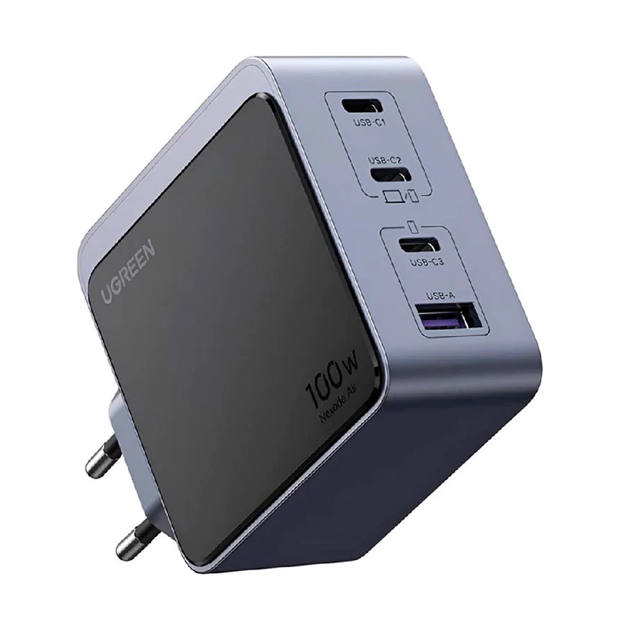 UGREEN Nexode S X565 100W GaN USB & Tri USB-C Charger Space Gray (EU)